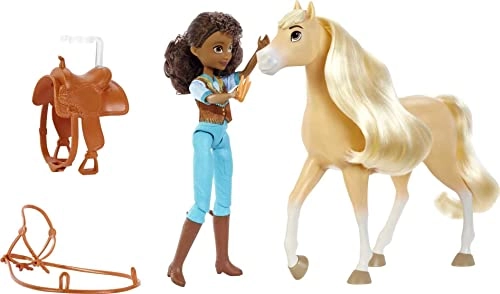 Pru Doll - 7 in 7 Movable Joints + Chica Linda Horse - 8 in Soft Mane & Tail Ages 3+