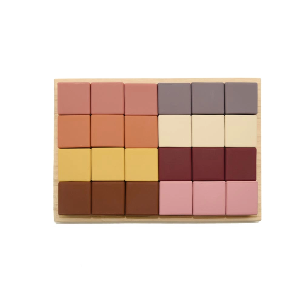 TWINKLE Silicone Cube Puzzle - Suitable for 3 years and above 24pc