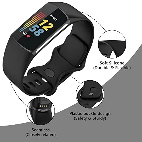Silicone Watch Band for Fitbit Charge 5