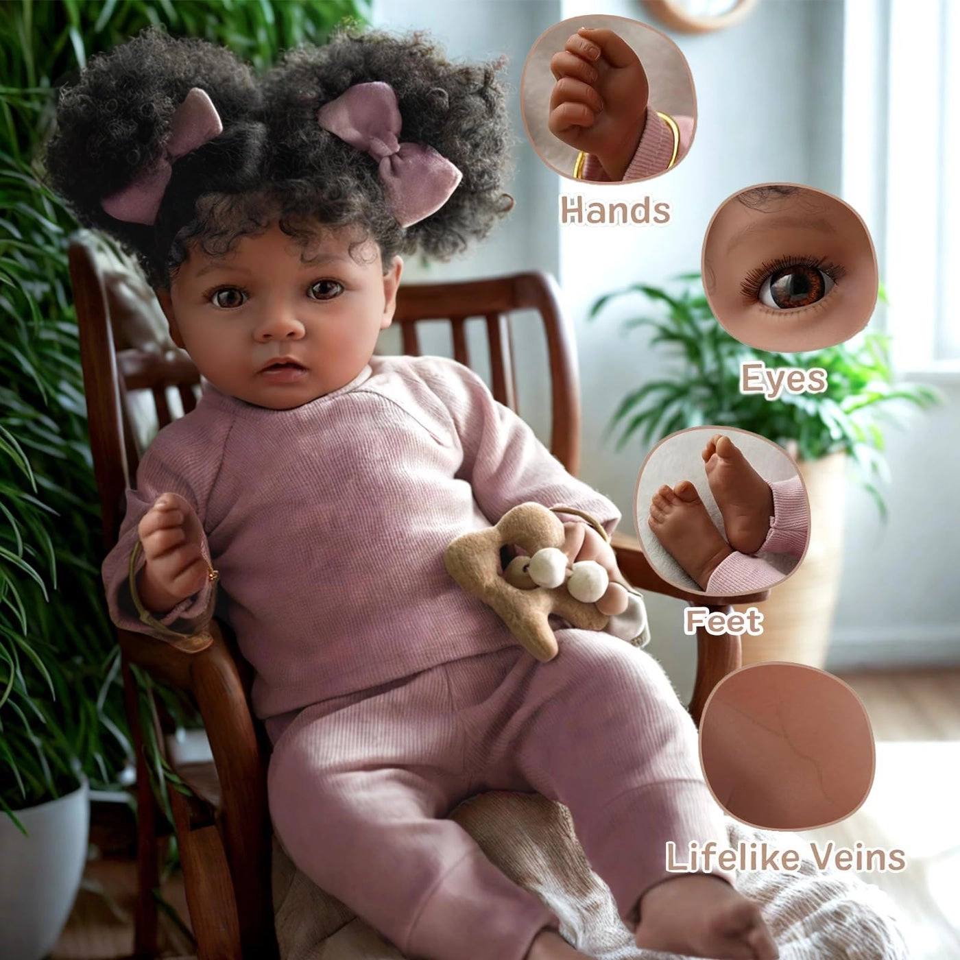 Daisy Reborn Baby Doll - 20 Inch Soft Body Ages 3+