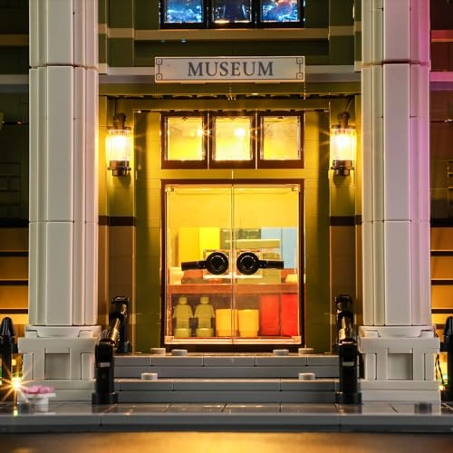 Lighting Kit for Natural History Museum - Compatible with Lego Icons Battery Powered