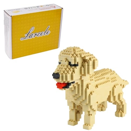 Micro Dog Building Blocks (KLJM-02) - Mini Pet Golden Retriever