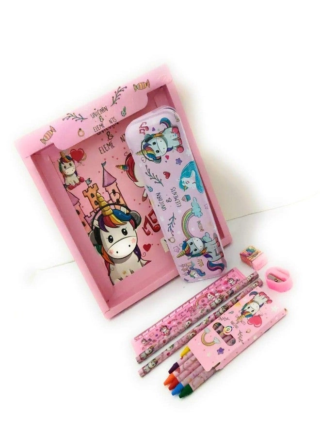 Stationary Set - Pencil case Two Pencils Eraser