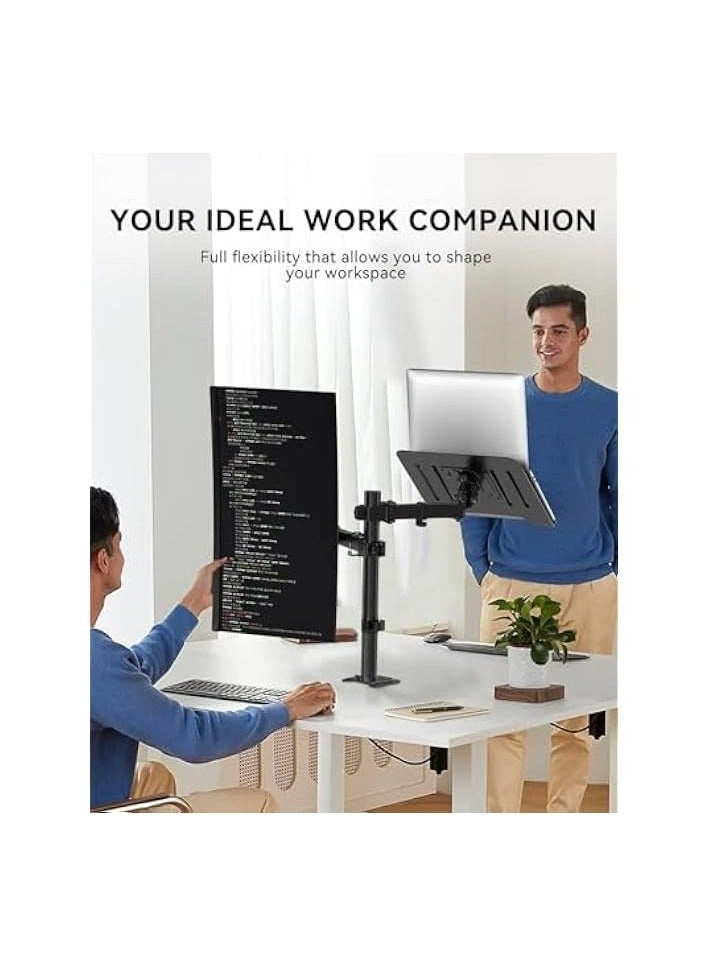 Dual Monitor Stand - 32 inch 75mm x 75mm 100mm x 100mm