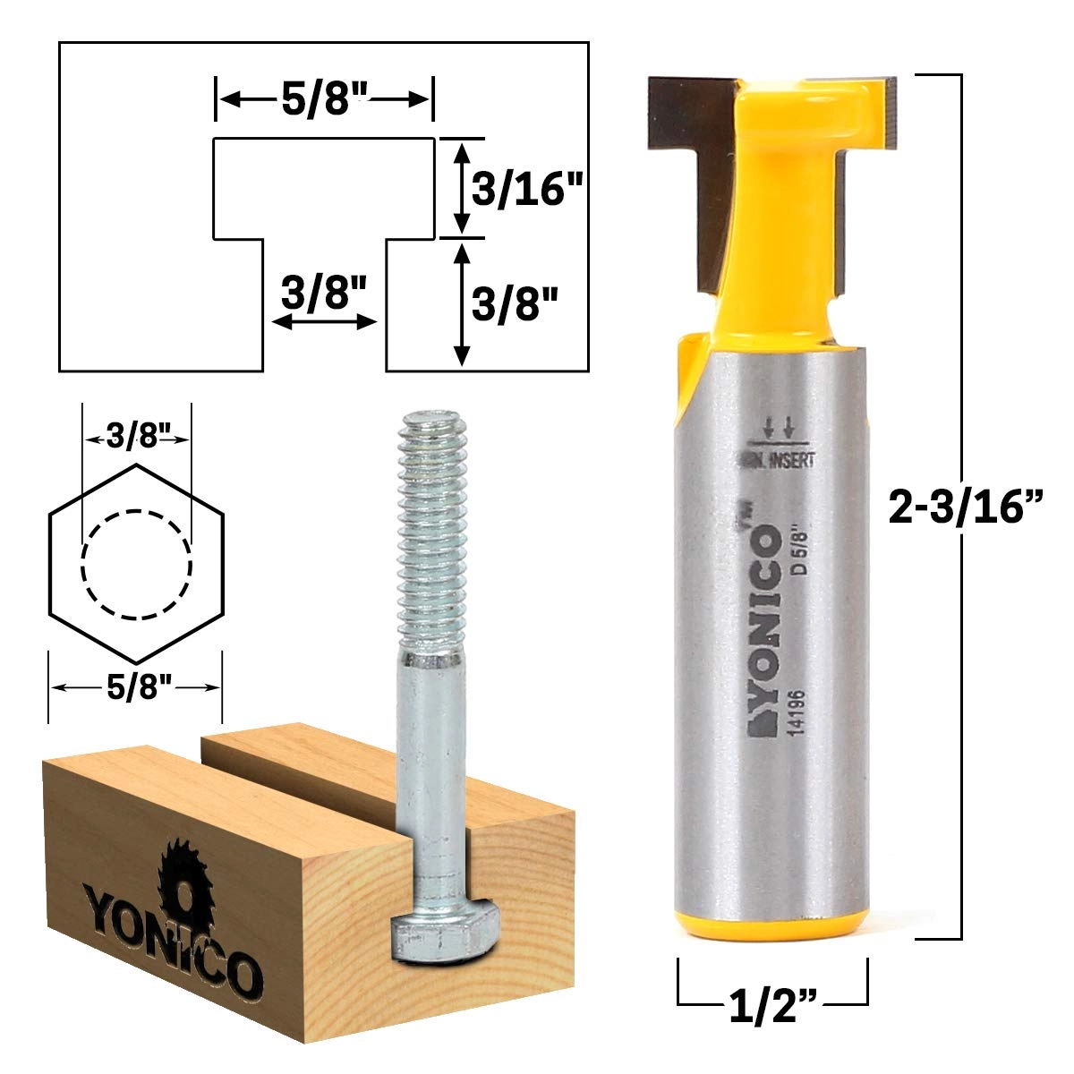 T Track T Slot - 3/8-Inch 1/2-Inch