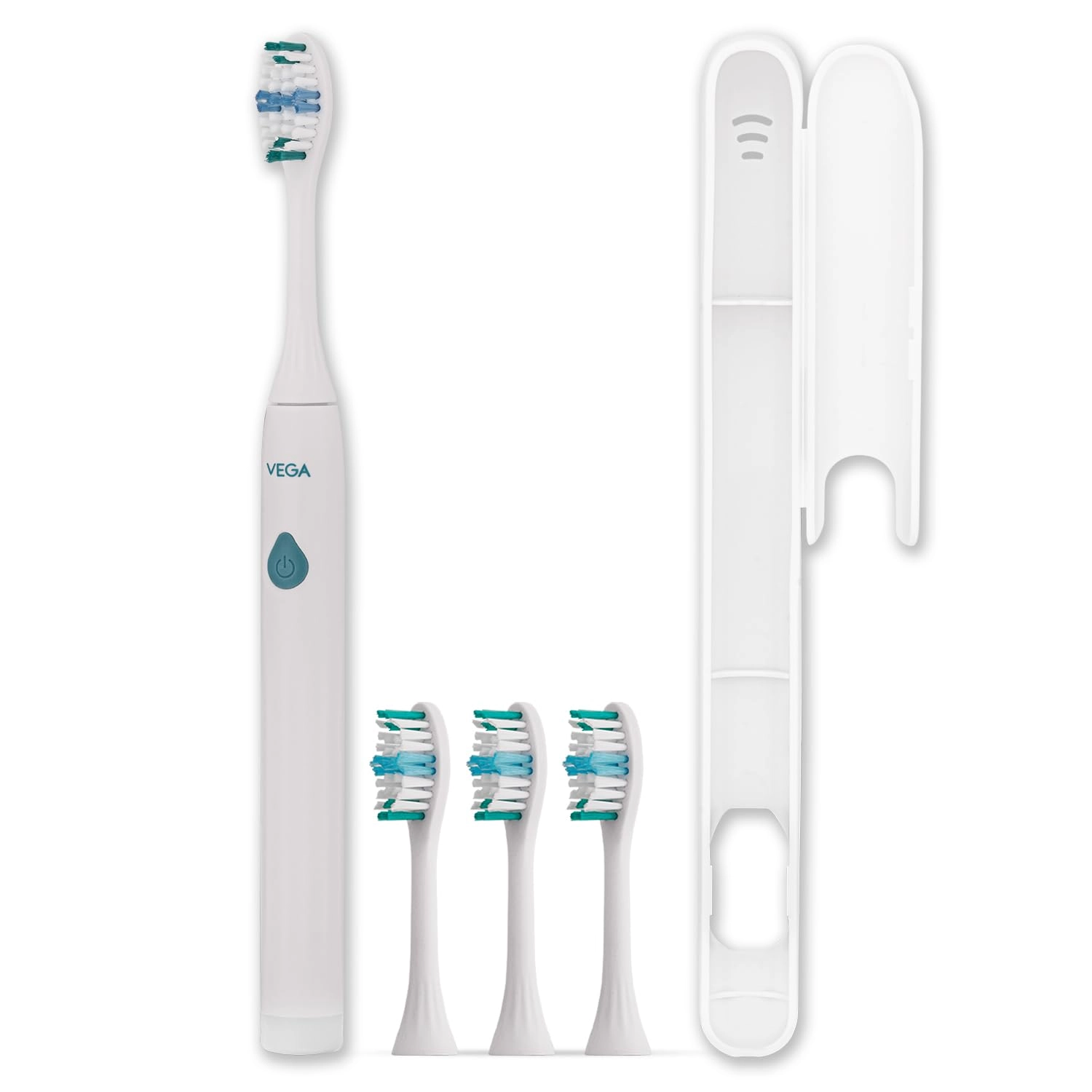 Imported By Vega Industries Pvt Ltd CareOne C1 - 2 Min Auto-Timer 3 Brush Head Battery Powered