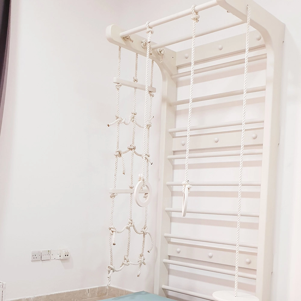 Swedish Wall - Rope Ladder Rings Safety Mat