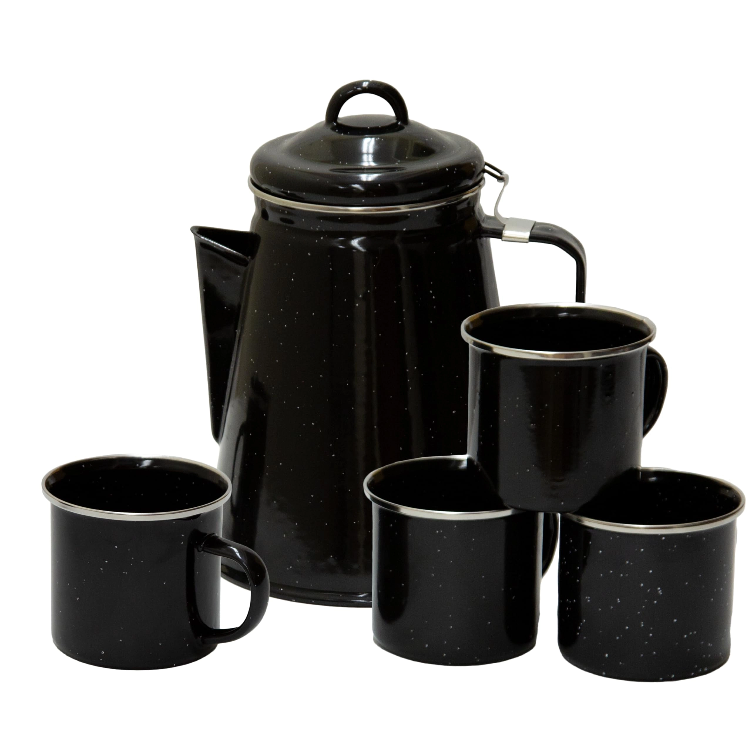 Stansport Enamel Percolator Coffee Pot