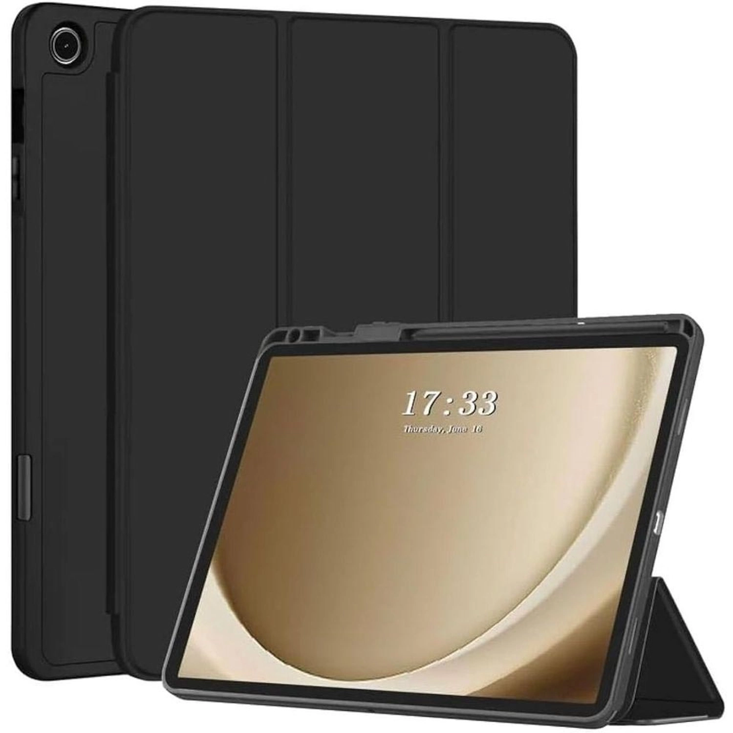 Protect Trifold Stand Case with S Pen Slot and Auto Wake/Sleep for Samsung Galaxy Tab S6 Lite 10.4-inch