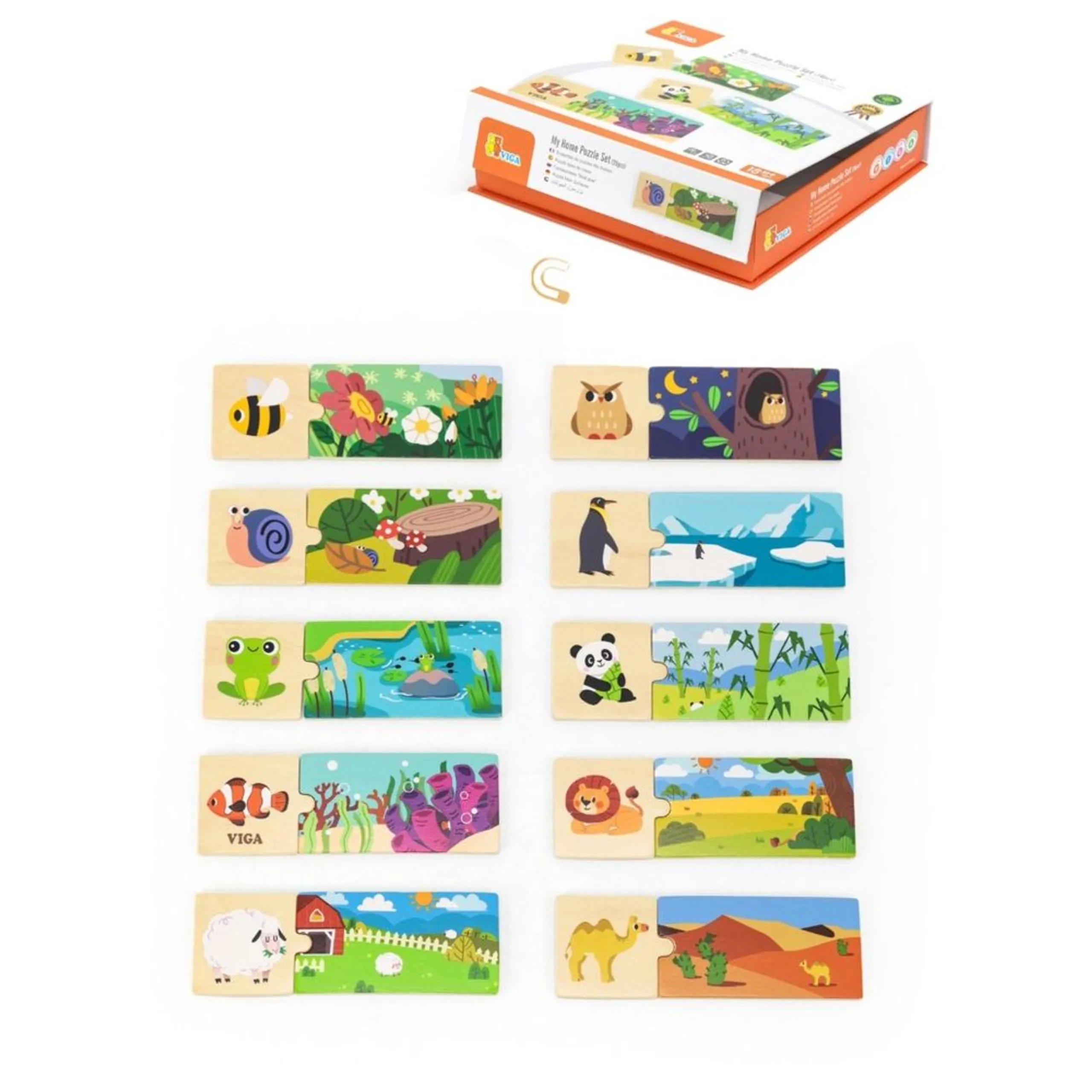 VIGA My Home Wooden Puzzle (SW-44675)