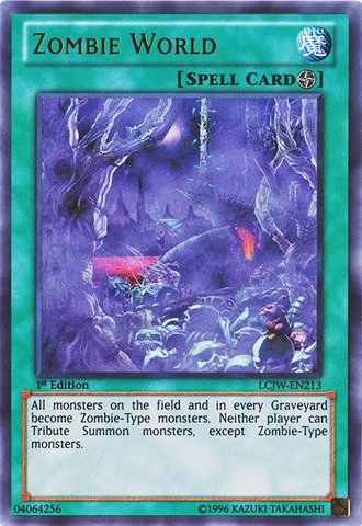 Yu-Gi-Oh! Zombie World LCJW-EN213 - 1st Edition
