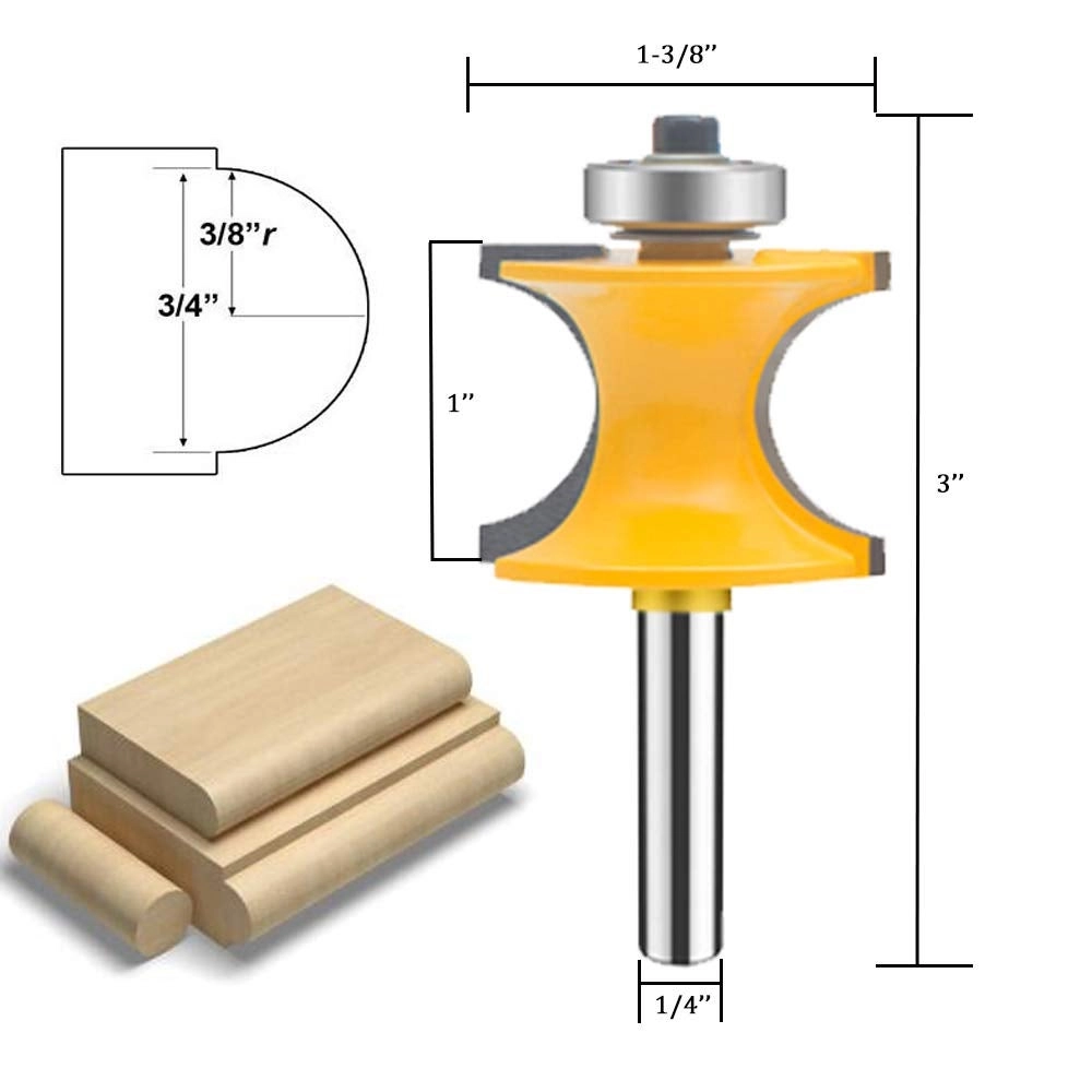 Router Bit Set - 1/4 Inch 5PCS