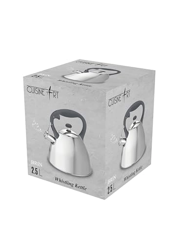 BRIN Stainless Steel Whistling Tea Kettle - 2.5 Liters