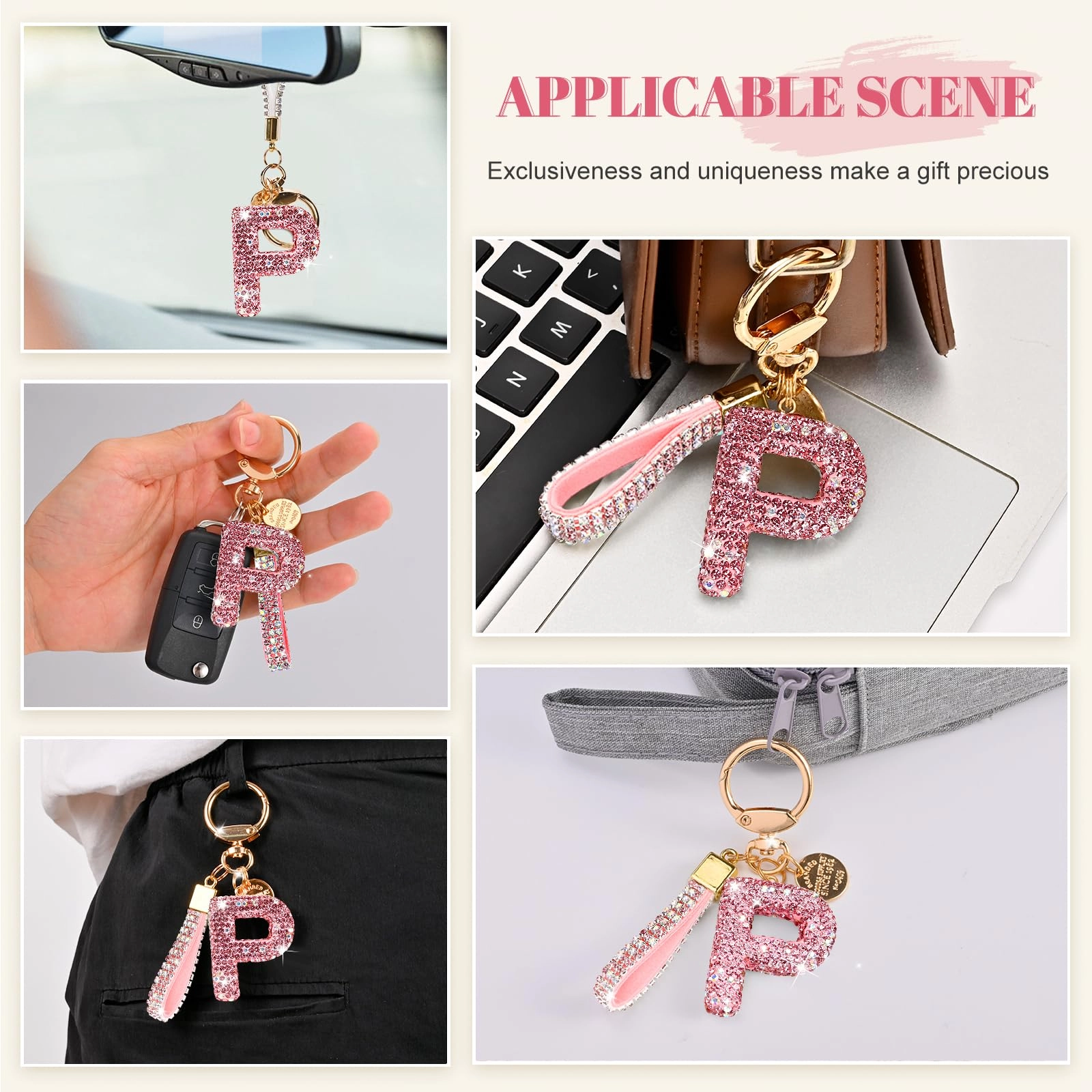 Initial Letter Keychain