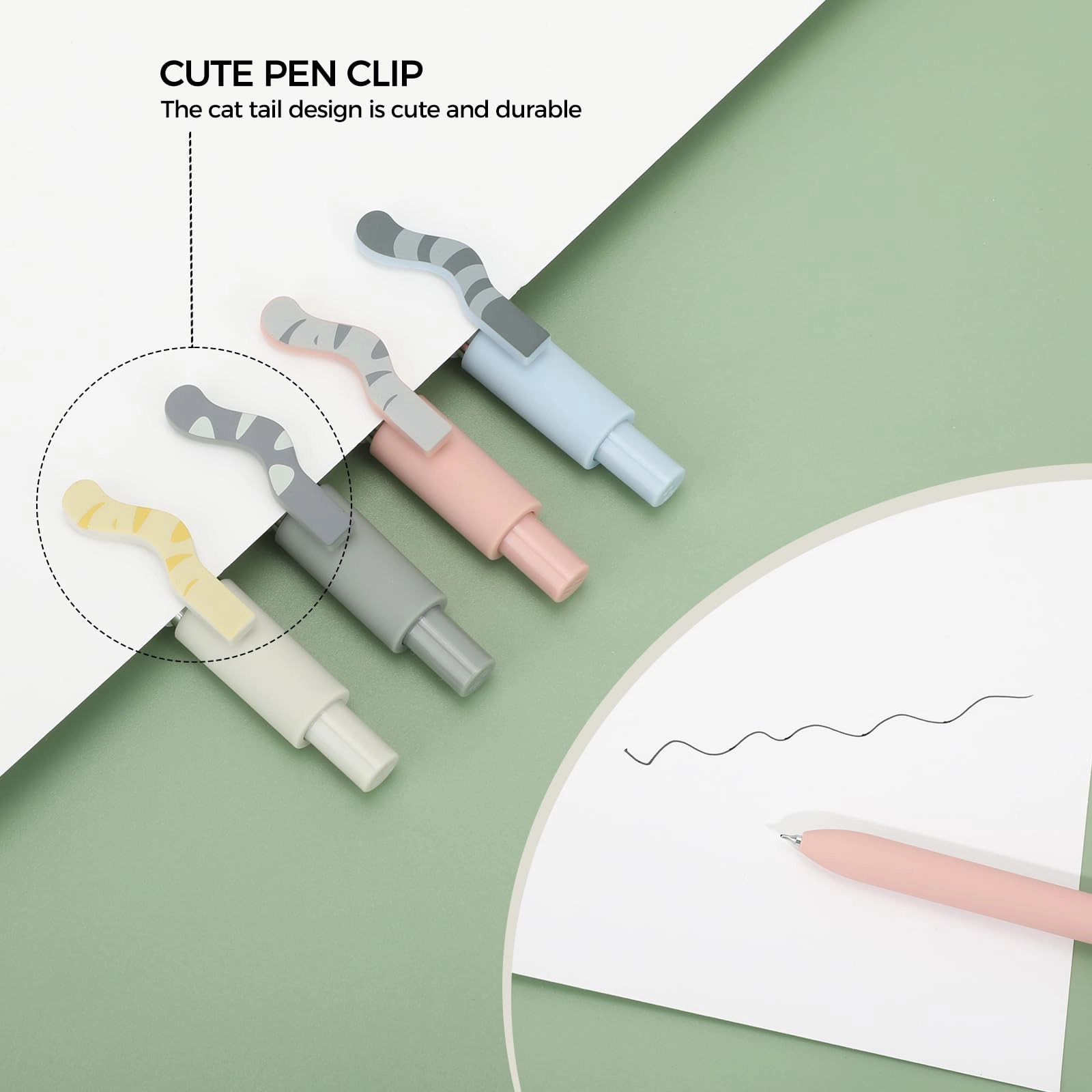 Cute Cat Pens - 4 Pcs 0.5mm