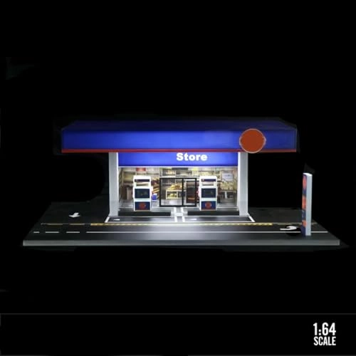 Gulf Petrol Station - 1 set 1:64