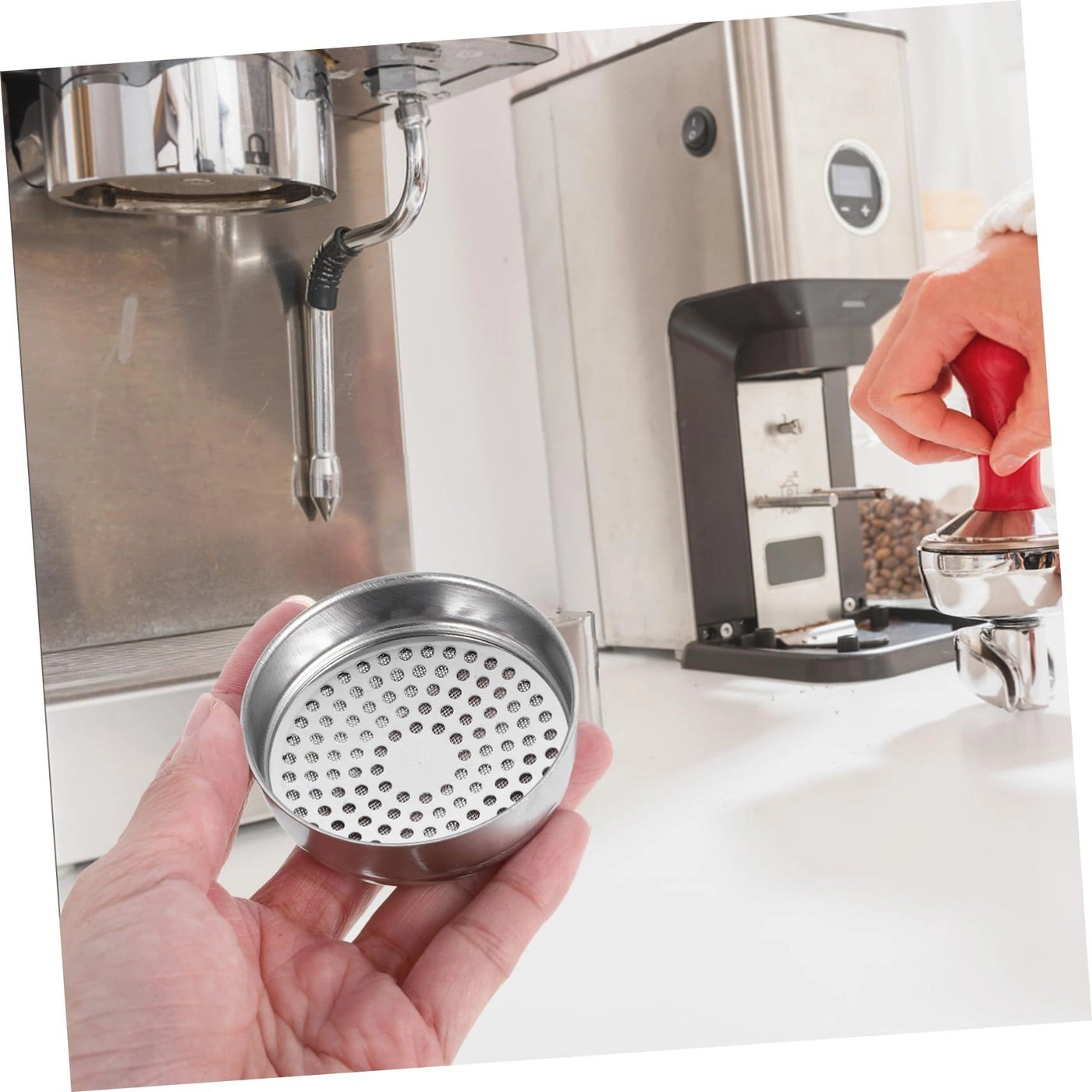 Espresso Puck Screen - 5 Pcs Stainless Steel