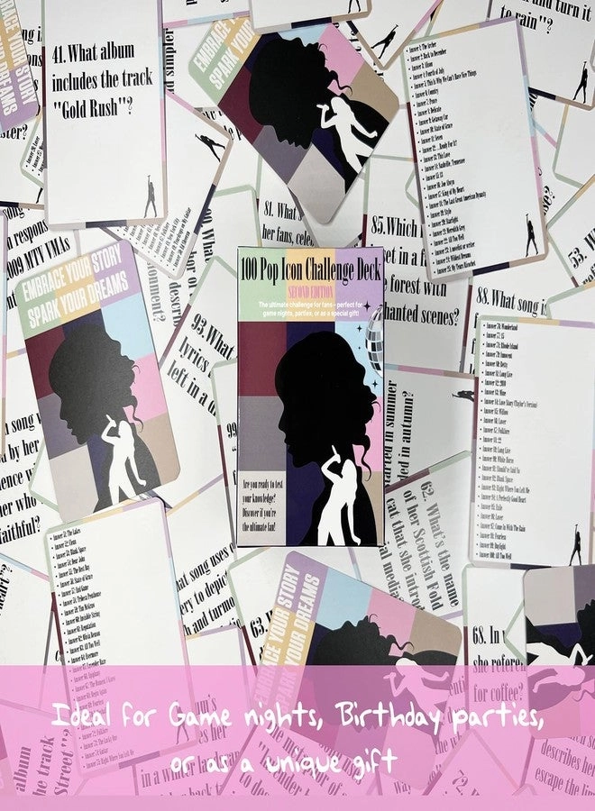 Enchanted Pop Star - Card Game 100 Question & Answer Cards