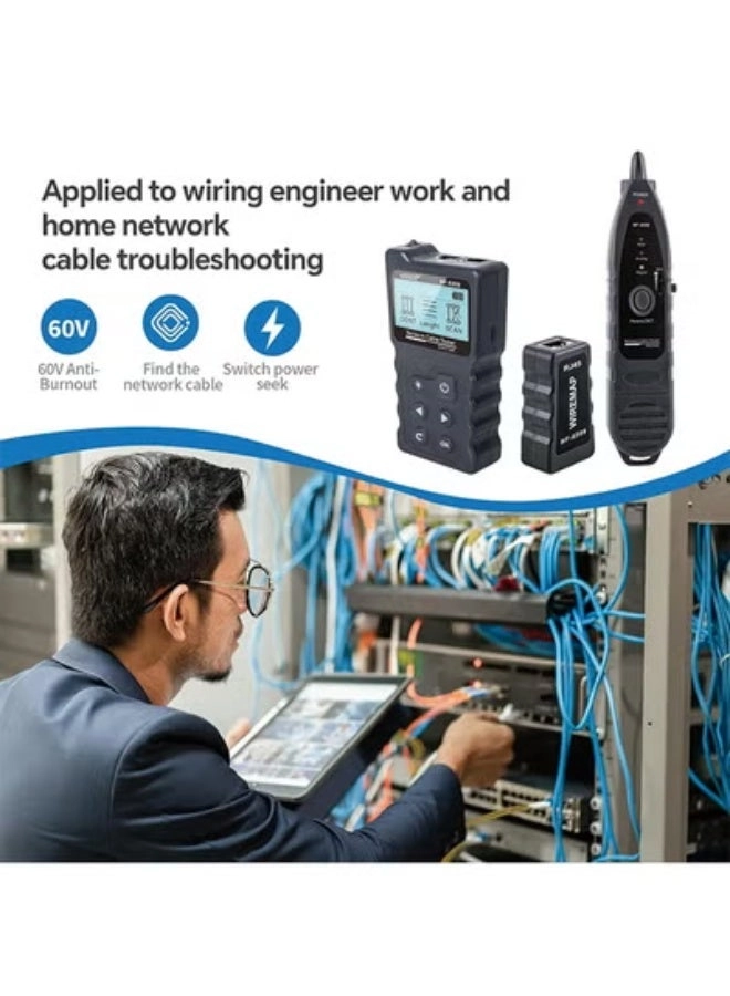 Network Cable Tester - RJ45 Measure Length