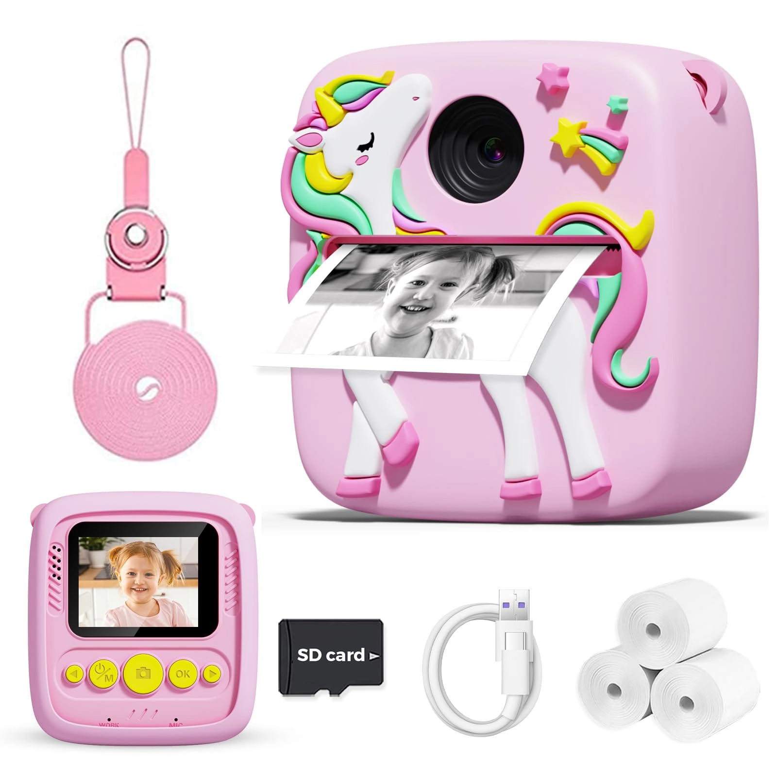 Shenzhen Puzi Trading Co., Ltd. ABS-688 - 1080P 12MP Pink