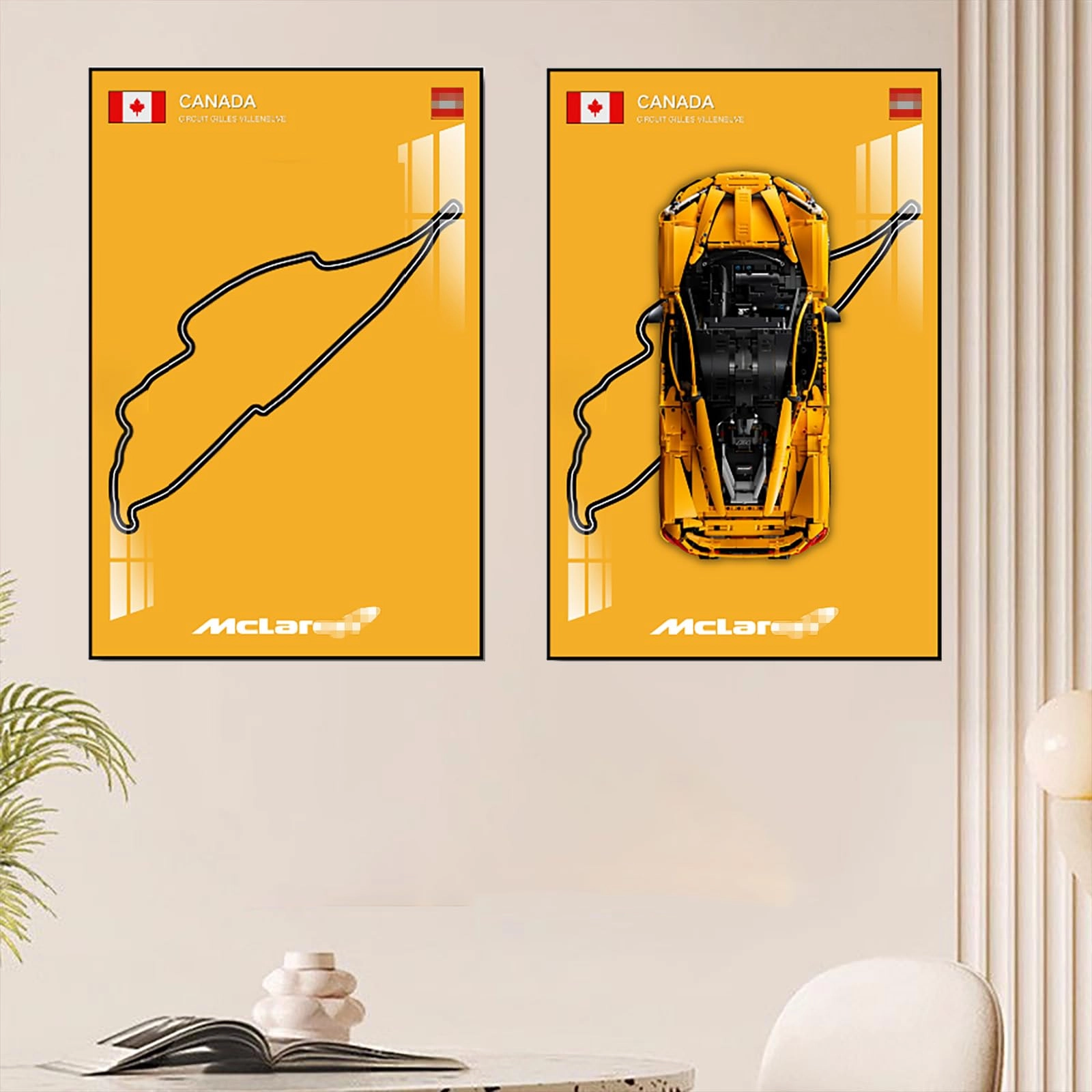 bodamaike Technic McLaren P1 (42172) - Wall Plate Only Circuit Guille Villeneuve in Canada