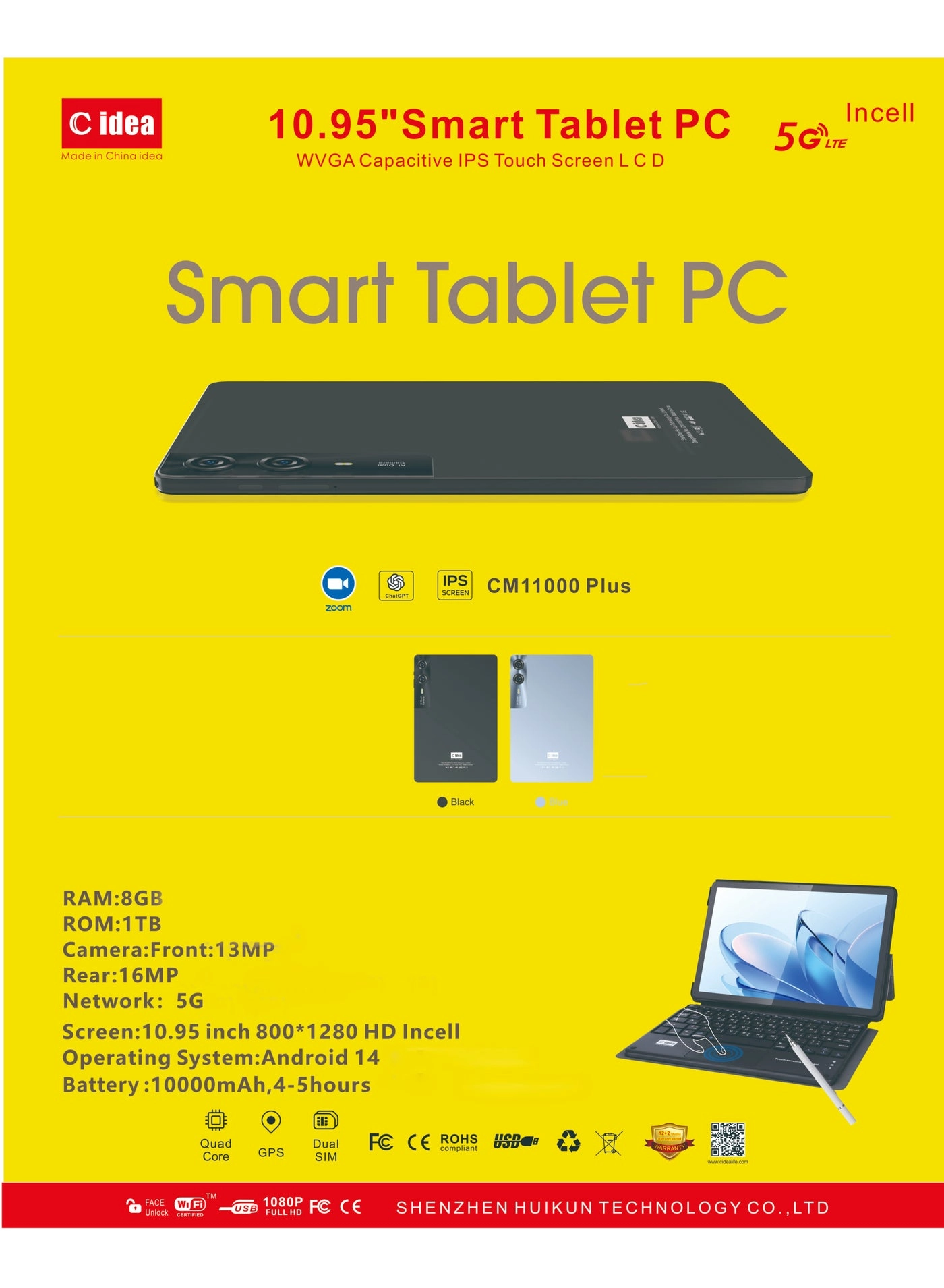 CM11000 Plus - 1TB 10.95"