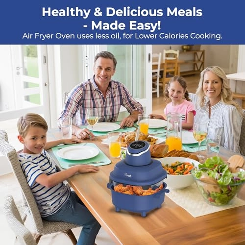 Portable Glass Air Fryer RHAF-25001NB