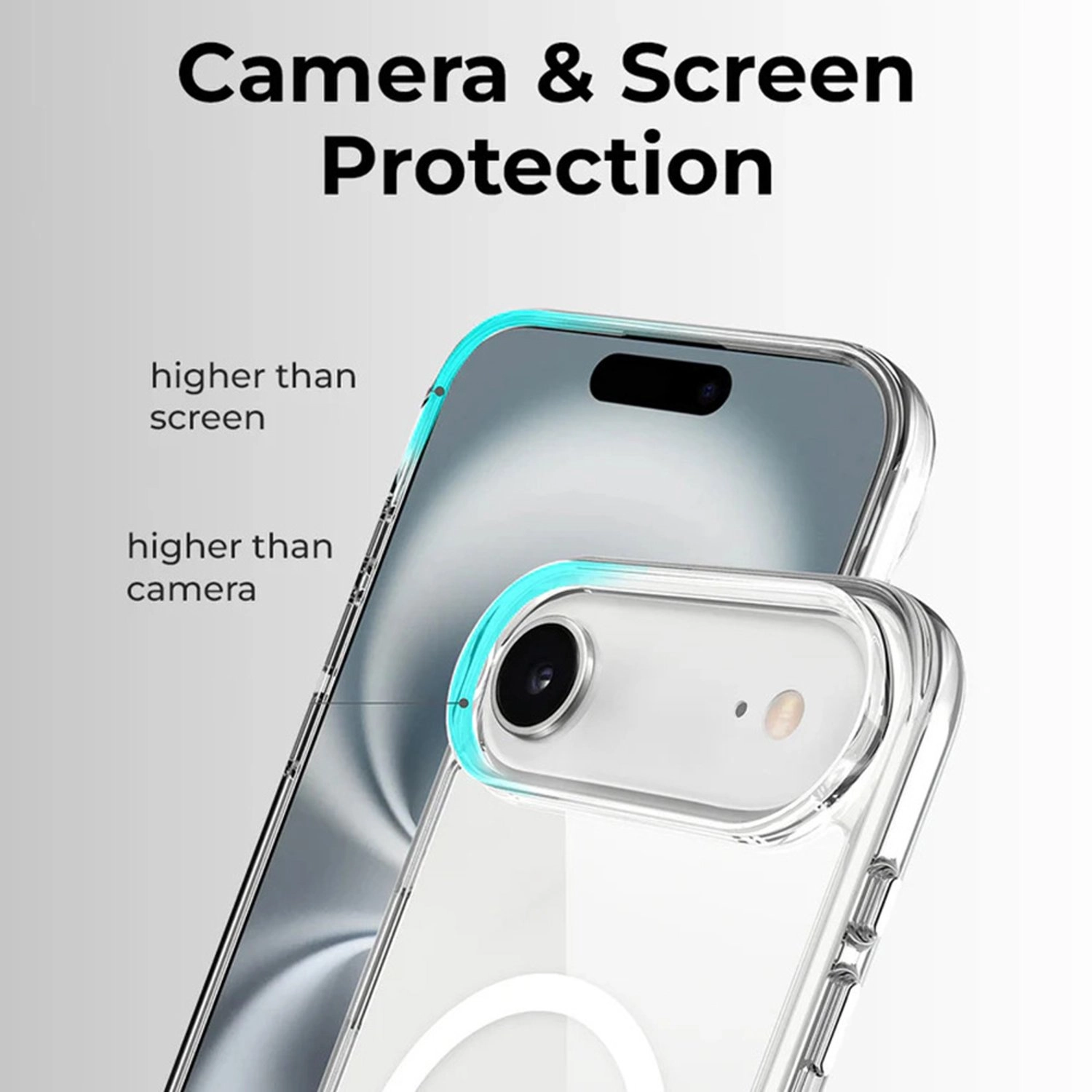 MagSafe Case - Clear + Screen Protector - 9H for iPhone 17 Air