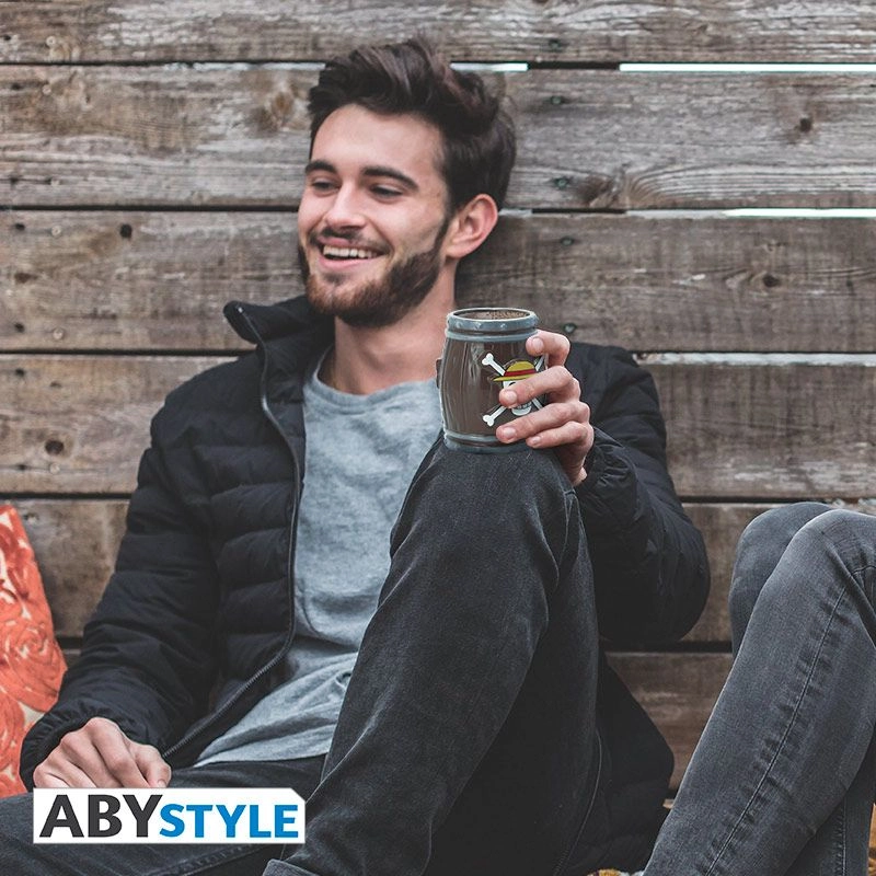 One Piece Barrel 3D Shaped Mug - 350 ml