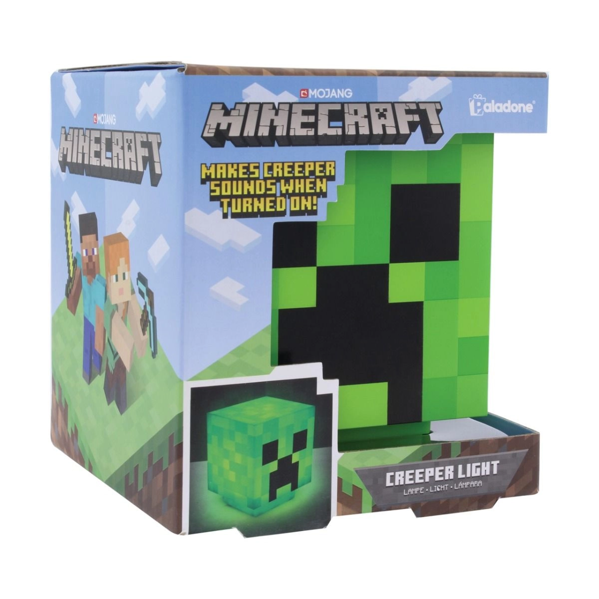 Minecraft Creeper Icon Light - 2x AAA batteries green