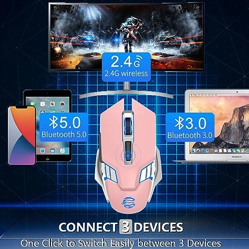 3-Mode Rechargeable Mouse - Wireless