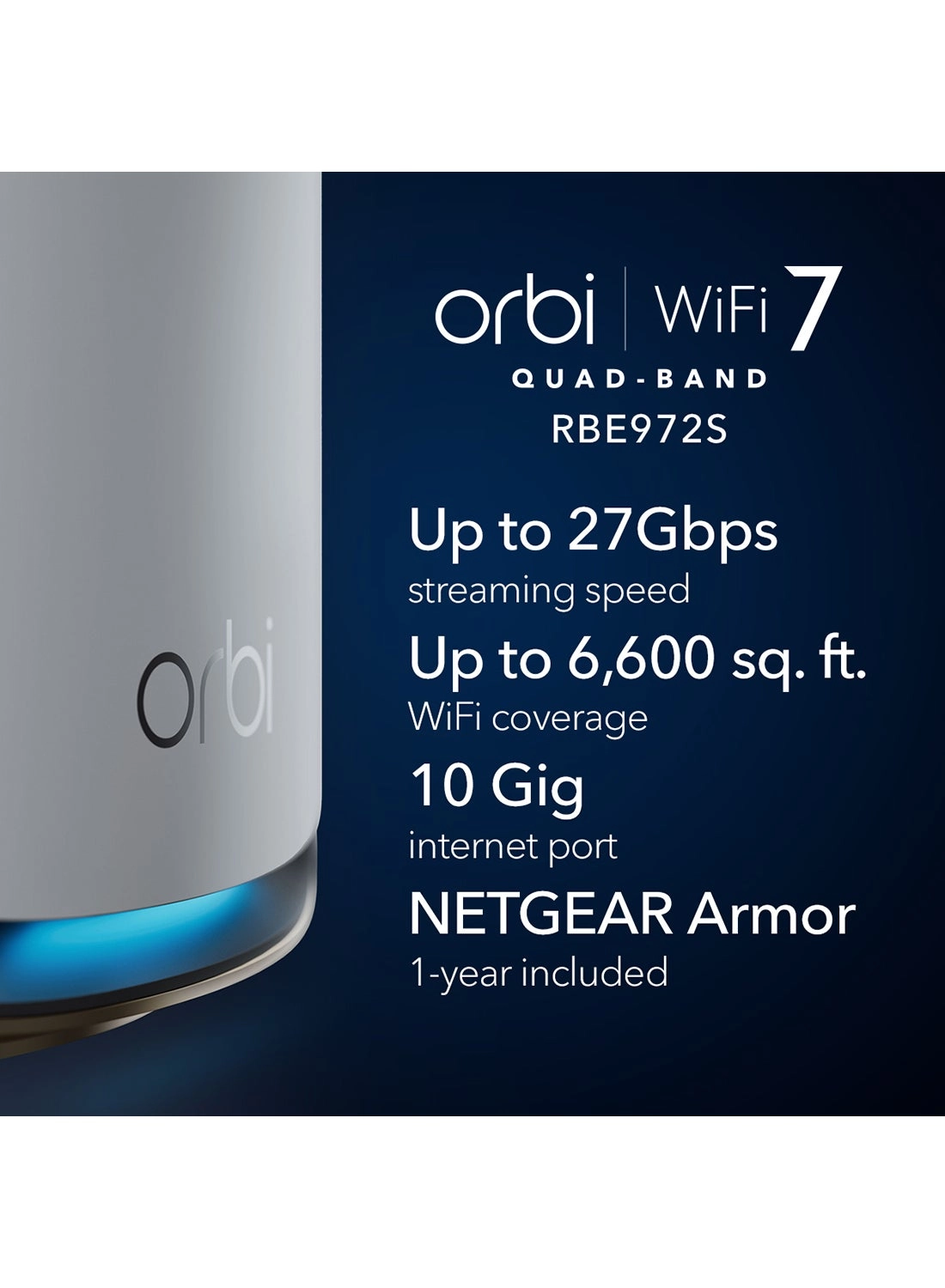 Orbi 970 Series - 802.11b|802.11ax|802.11.be 2 piece(s)