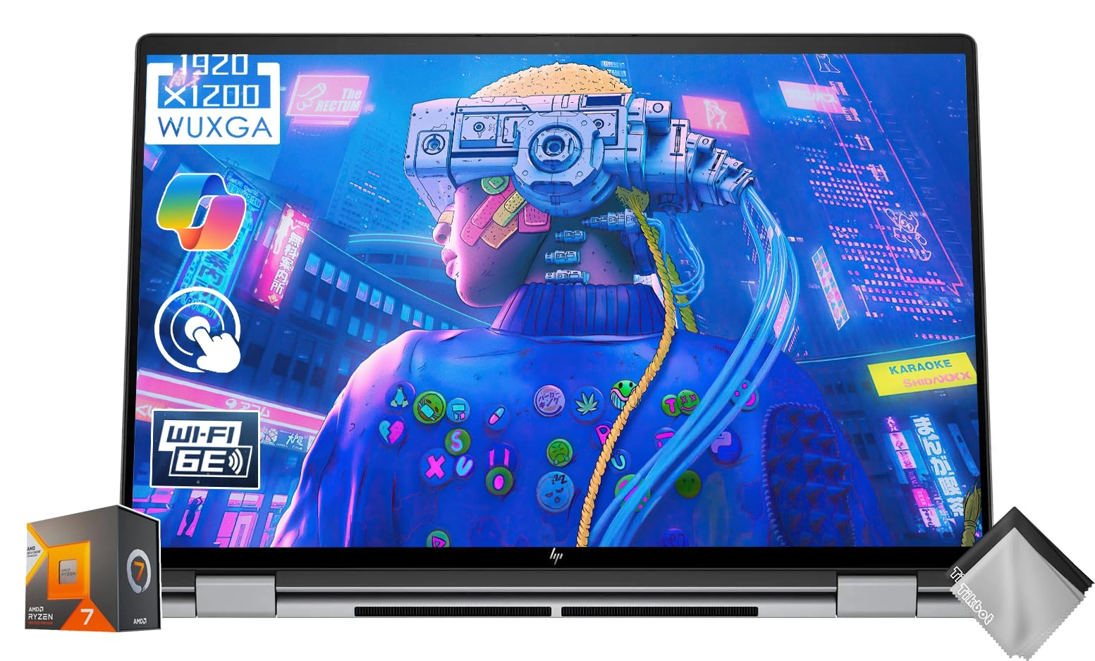 HP - Envy Envy x360 - 16'' Ryzen 7 8840HS 16GB DDR5 1TB SSD