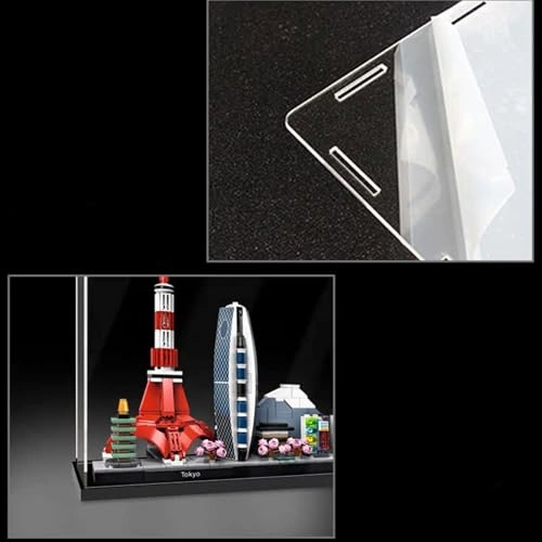 Acrylic Display Case - Dust-Proof Clear for 21051