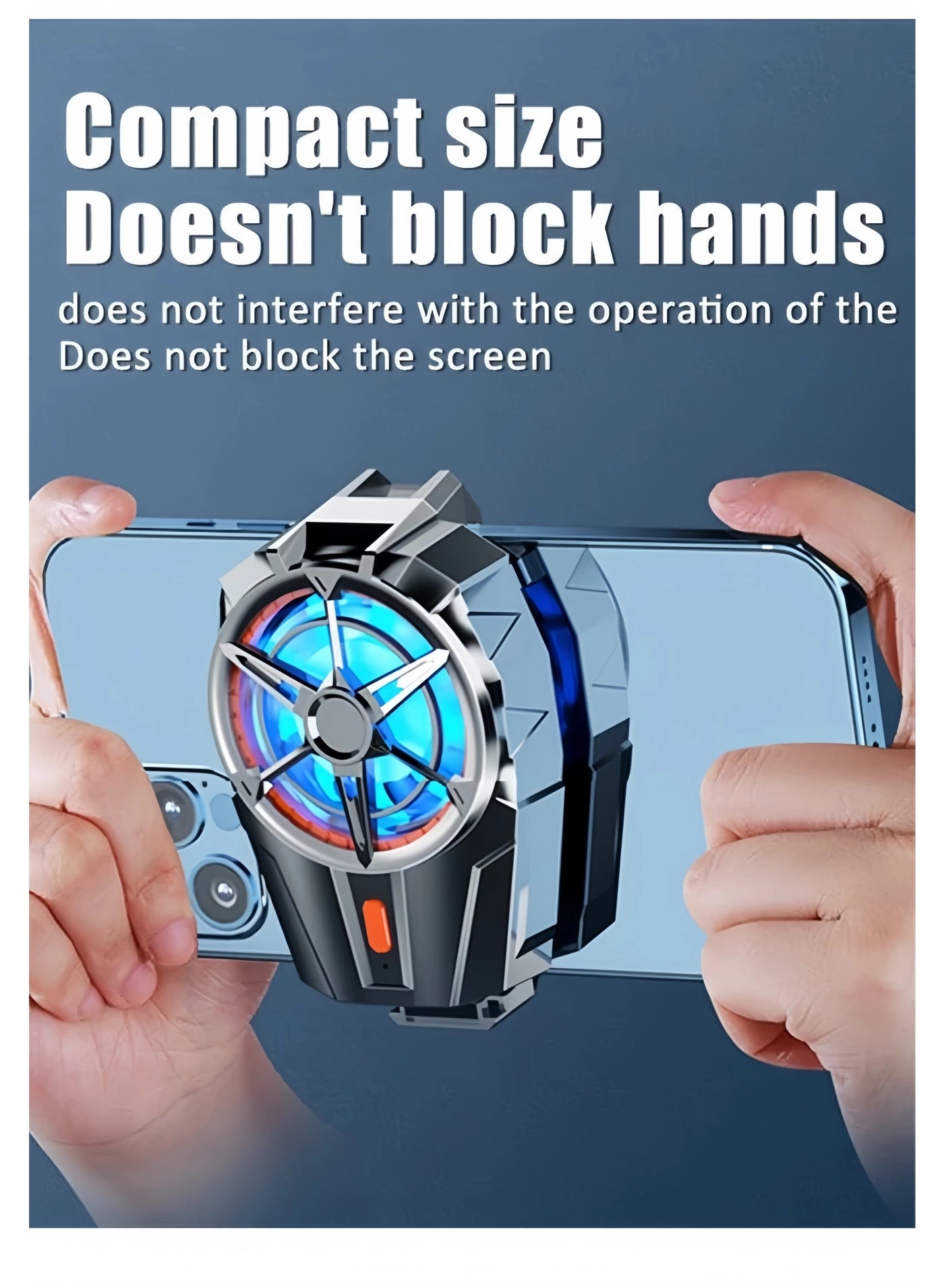 Cell Phone Cooler - USB Rechargeable LED Light