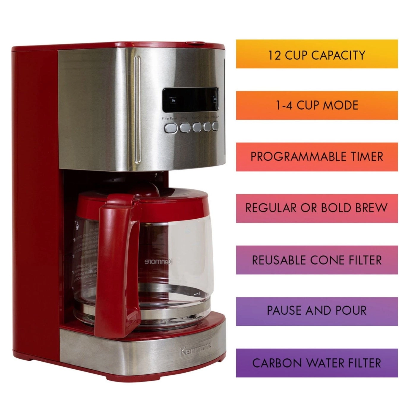 00840706 - 12Cup Programmable Aroma Control