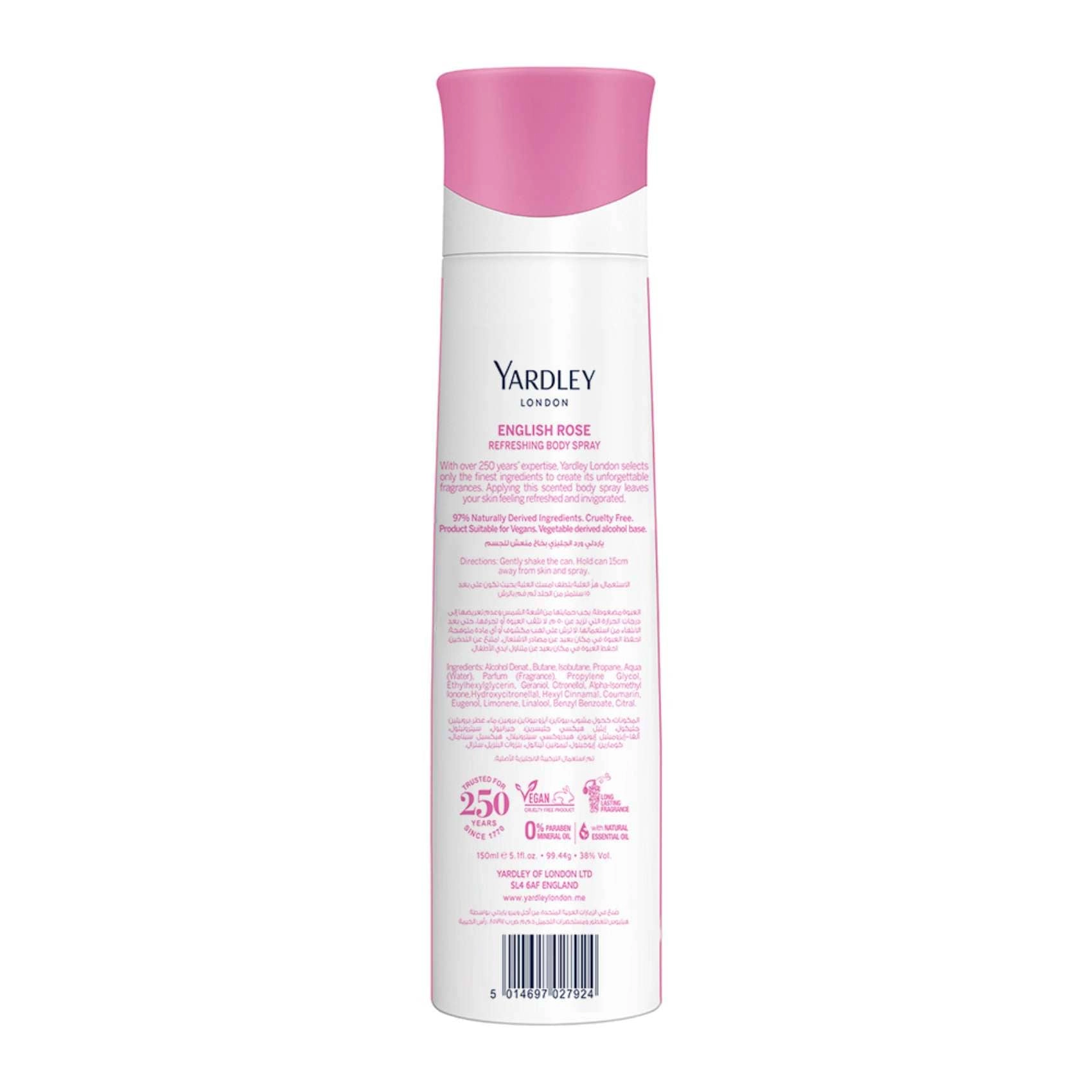 English Rose Body Spray - 150 ml