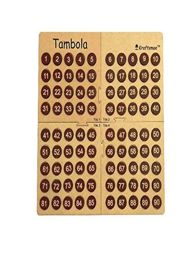 Tambola Game - Wooden 600 Tickets