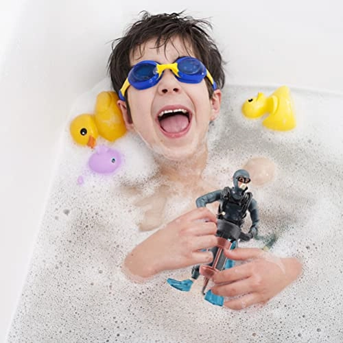 Mini Diver Figures - 4 Pieces PVC