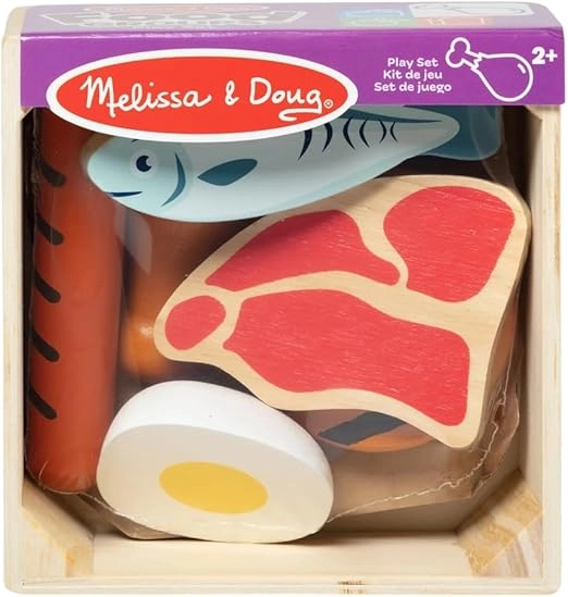 Melissa & Doug Wooden Food Groups Play Set - 9 pcs (MD95208)
