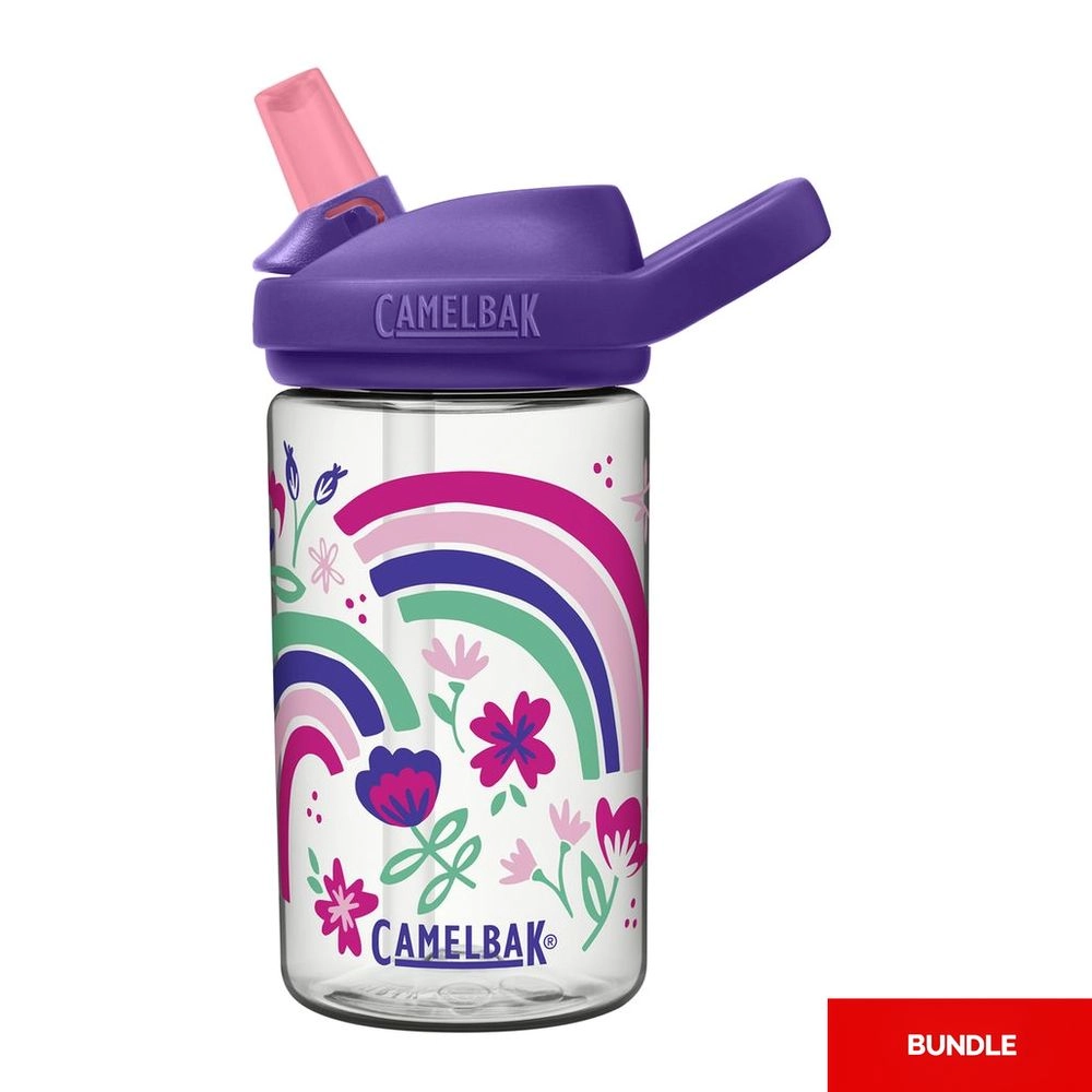 CamelBak Eddy+ Kids Water Bottle 2 pcs Flip Straw 410 ml
