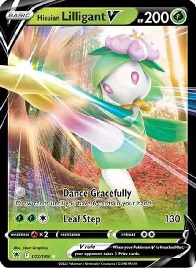 Pokémon Hisuian Lilligant V - 017/189 - Astral Radiance