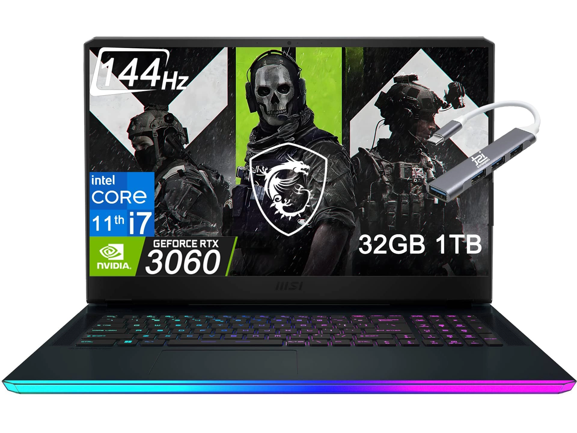 GE76 Raider - 17.3'' Core i7-11800H 32GB DDR4 1TB SSD