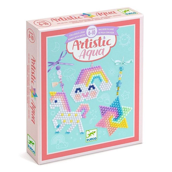 Artistic Aqua Rainbow Craft Kit - Honeycomb Plate Beads & Water