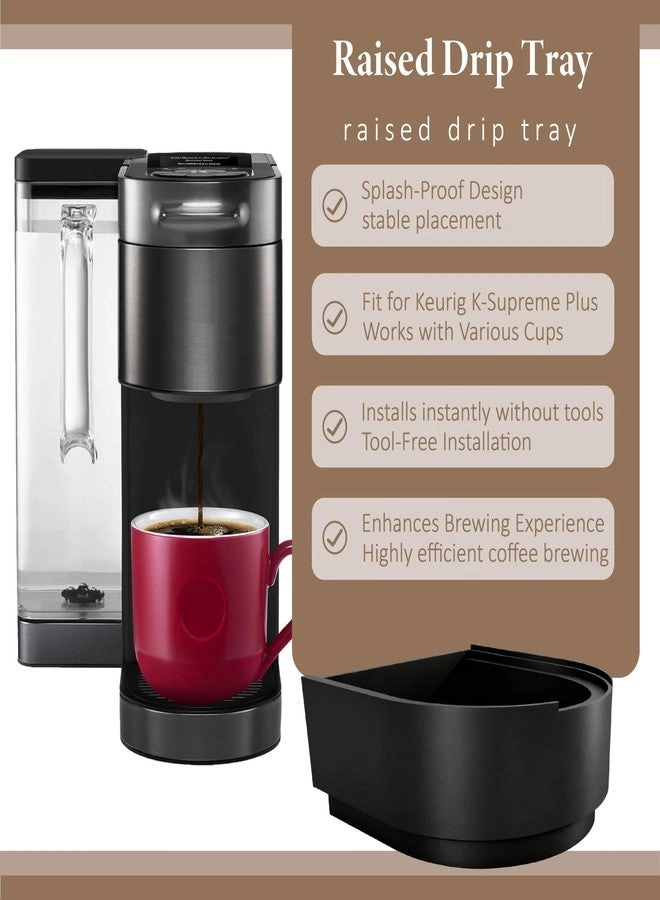 Splash-Proof Drip Tray - Raised Adapter Tall Cups