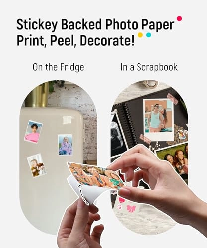 Photo Printer ZPP110 - 2x3 + ZINK Photo Paper - 50 Sheets