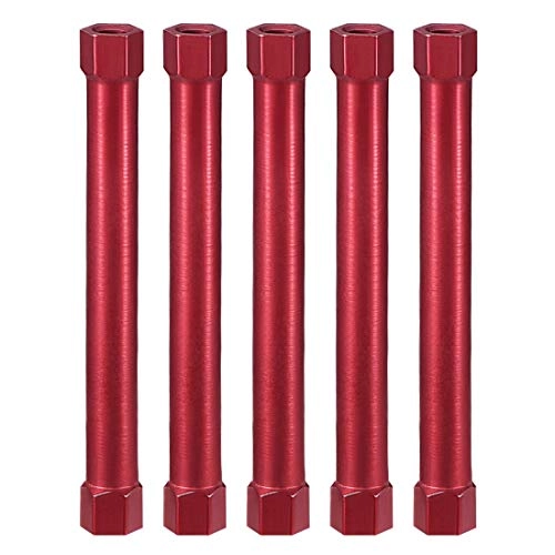 Hex Aluminum Standoff - M3x60mm Red 5pcs