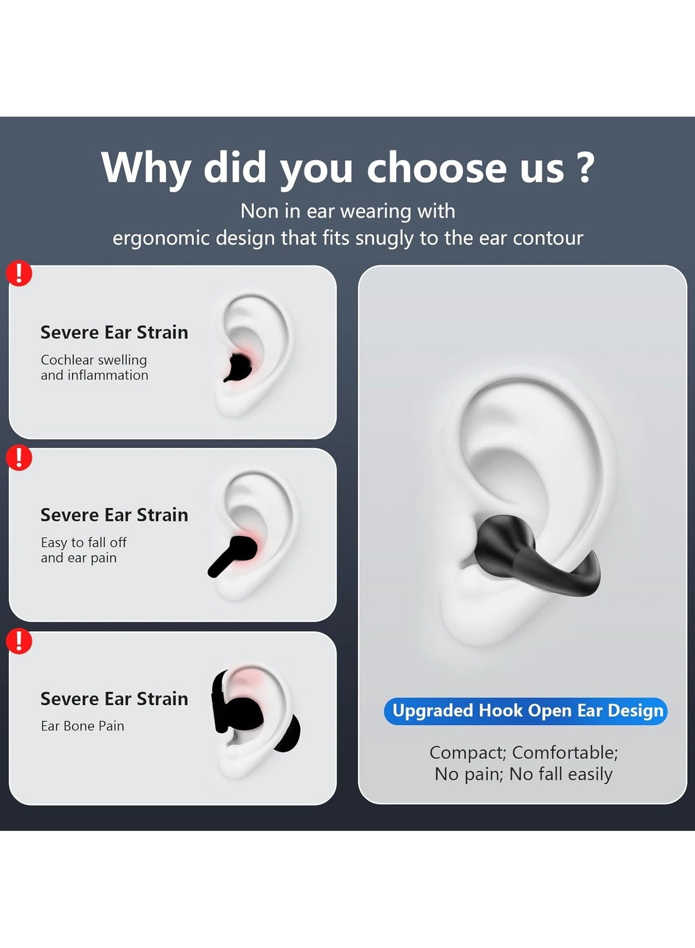 Open Ear Wireless Earbud