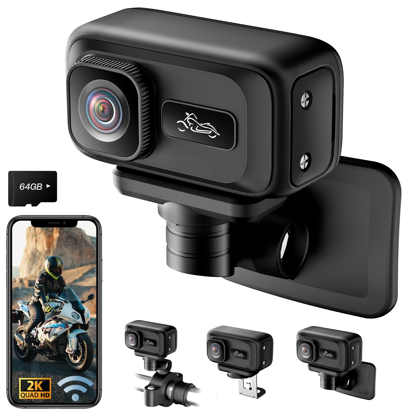 SecuraLen Action Cam Motorrad - A100 2K30