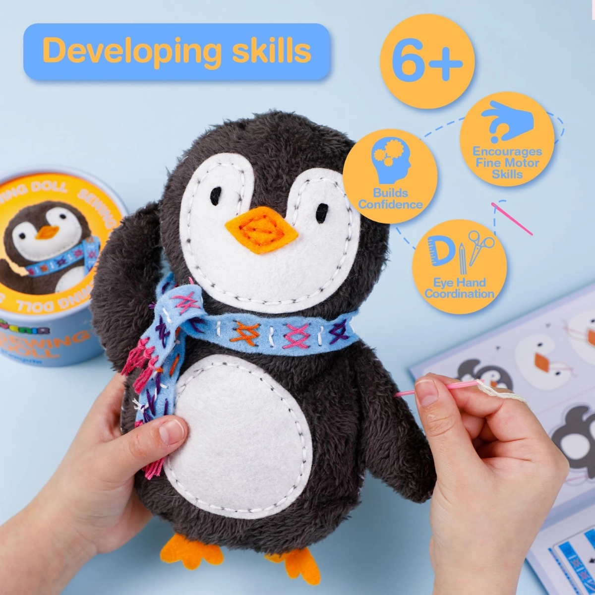 Sewing My First Doll Kit - 3+ years